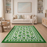 Shamrock Meadow Green Area Rug