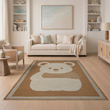Adorable Cartoon Teddy Bear Area Rug