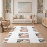 Vintage Postcard Washable Area Rug