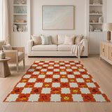 Autumn Leaves Patchwork Area Rug