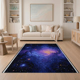 Cosmic Nebula Galaxy Abstract Area Rug
