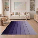 Purple Ombre Gradient Area Rug