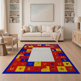 Playful ABC Alphabet Kids Rug with Animals