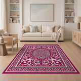 Medallion Ornate Red Persian Medallion Area Rug