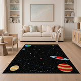 Pixel Space Adventure Area Rug