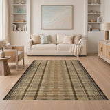 Heritage Tribal Brown Tan Woven Area Rug