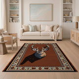 Majestic Buck Head Southwestern Area Rug