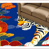 Ultra Soft Area Rug, Non Slip, Stain Resistant, Washable Area Rugs for Living Room, Bedroom, Multi-Color Modern Living Room Accent Carpet(Red)