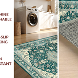 Classic Distressed Tiled Appearance(Green)