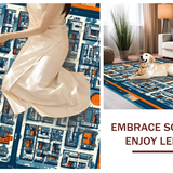 Illustrative Car Park Adventure Scene(Blue)