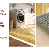 Ultra Soft Area Rug, Non Slip, Stain Resistant, Washable Area Rugs for Living Room, Bedroom, Elegant Neutral Tone Gradation(Beige)