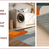 Ultra Soft Area Rug, Non Slip, Stain Resistant, Washable Area Rugs for Living Room, Bedroom, Modern Abstract Geometric(Gray)