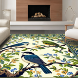 Transitional Artistic Bird Motif(Ivory)