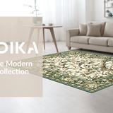 Ultra Soft Area Rug, Non Slip, Stain Resistant, Washable Area Rugs for Living Room, Bedroom, Serene Earthy Tone Elements(Beige)
