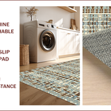 Chic Modern Checkerboard Aesthetic(Blue)