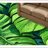 Ultra Soft Area Rug, Non Slip, Stain Resistant, Washable Area Rugs for Living Room, Bedroom, Vibrant Botanical Hallway Rug for Indoor Outdoor Use(Green)