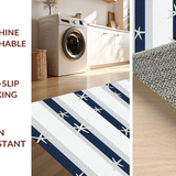 Coastal Nautical Striped Elegance(Blue)