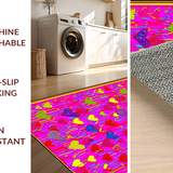 Joyful Radiant Pink Splash Art(Pink)