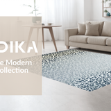 Contemporary Exotic Patterned Runner(Gray)
