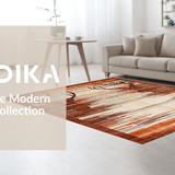 Ultra Soft Area Rug, Non Slip, Stain Resistant, Washable Area Rugs for Living Room, Bedroom, Cozy Woodland Inspired Design Element(Brown)