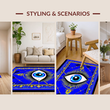 Bold Graphic Welcome Floor(Blue)