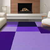 Ultra Soft Area Rug, Non Slip, Stain Resistant, Washable Area Rugs for Living Room, Bedroom, Stylish Shaggy Contemporary Vibe(Purple)