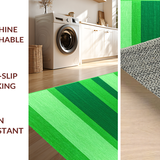 Elegant Tropical Inspired Stripe Motif(Green)