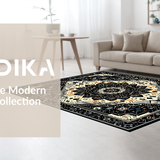 Contemporary Shag Tassel Accent(Black)