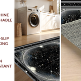 Celestial Abstract Star Motif(Black)