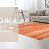 Ultra Soft Area Rug, Non Slip, Stain Resistant, Washable Area Rugs for Living Room, Bedroom, Stylish Modern Warm Accent(Brown)
