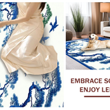 Contemporary Vibrant Botanical Arrangement(Blue)