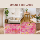 Bold Tribal Medallion Visual Appeal(Pink)