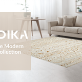 Unique Earthy Patterned Textiles(Beige)
