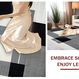 Elegant Monochrome Chevron Motif(Black)