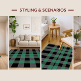 Bright Spring Green Patterned Accent(Green)