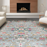 Contemporary Neutral Trellis Style(Gray)