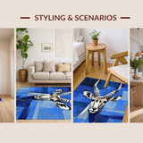 Bold Safari Style Decorative(Blue)