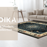 Ultra Soft Area Rug, Non Slip, Stain Resistant, Washable Area Rugs for Living Room, Bedroom, Whimsical Stellar Dreamscape(Blue)