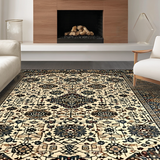 Elegant Color Blocked Trellis(Beige)