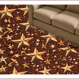 Ultra Soft Area Rug, Non Slip, Stain Resistant, Washable Area Rugs for Living Room, Bedroom, Rustic Brown Farmhouse Hallway Non-Slip Runner(Brown)