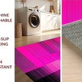 Ultra Soft Area Rug, Non Slip, Stain Resistant, Washable Area Rugs for Living Room, Bedroom, Sophisticated Gradient Tone Visual Appeal(Pink)