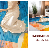 Chic Modern Brushstroke Aesthetic(Blue)