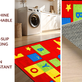 Lively Multicolor Learning Design(Red)