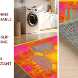 Contemporary Bright Patterned Motif(Yellow)