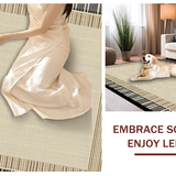 Stylish Black Tan Geometric Motif(Beige)