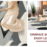 Contemporary Black and White Geometric Texture(Gray)