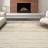 Ultra Soft Area Rug, Non Slip, Stain Resistant, Washable Area Rugs for Living Room, Bedroom, Rustic Textured Jute Weave(Beige)