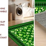 Artistic Plaid and Clover Blend(Green)