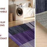 Ultra Soft Area Rug, Non Slip, Stain Resistant, Washable Area Rugs for Living Room, Bedroom, Luxe Purple Dreamy Vibe(Purple)