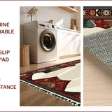 Ultra Soft Area Rug, Non Slip, Stain Resistant, Washable Area Rugs for Living Room, Bedroom, Farmhouse Winter Lodge Living Room Area Carpet(White)